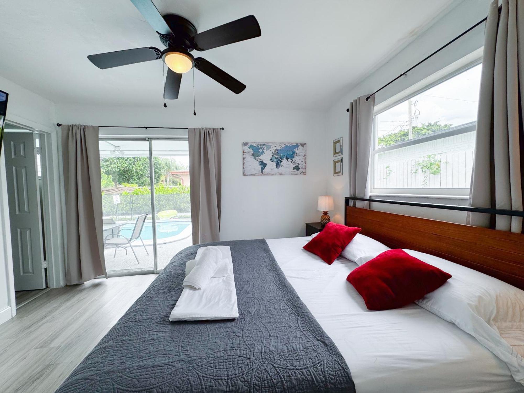 Tropical Villa Pool Courtyard & Garden View Fort Lauderdale Extérieur photo